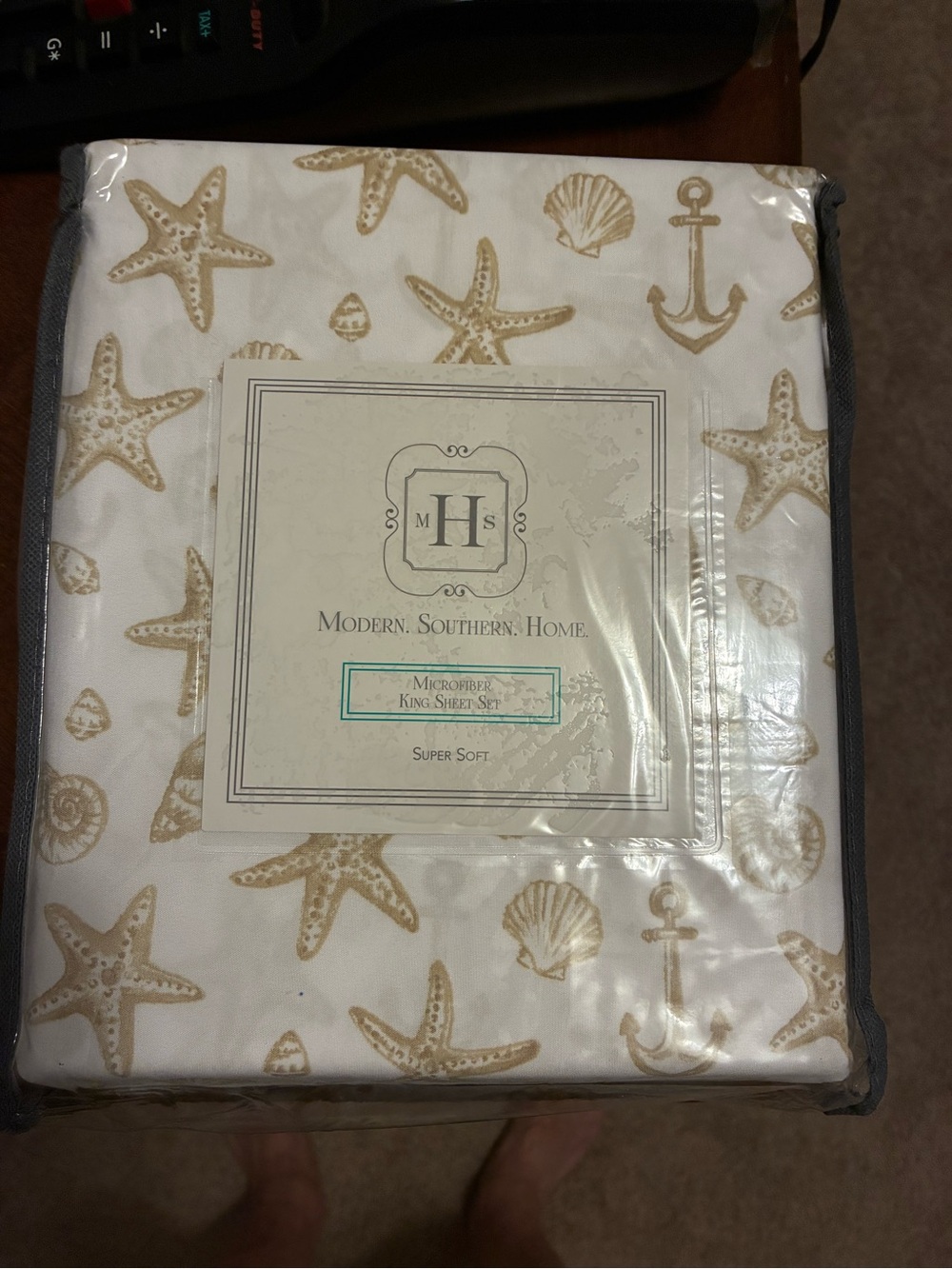 Modern Southern Home Microfiber King Sheet Set